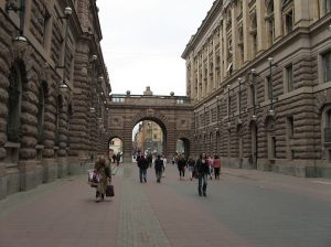 Parliament in Old Town, Stockholm
