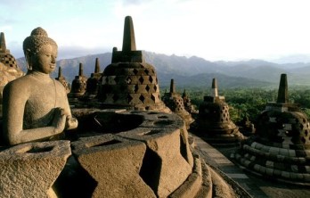 Buddha on Javanese Monument